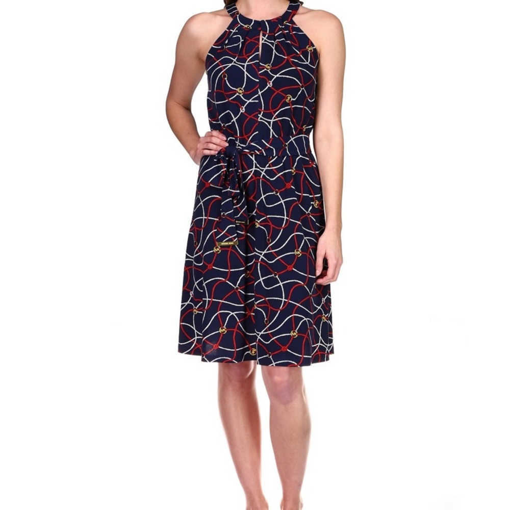 Michael Kors | Casual Style A-line Sleeveless Halter Neck XL